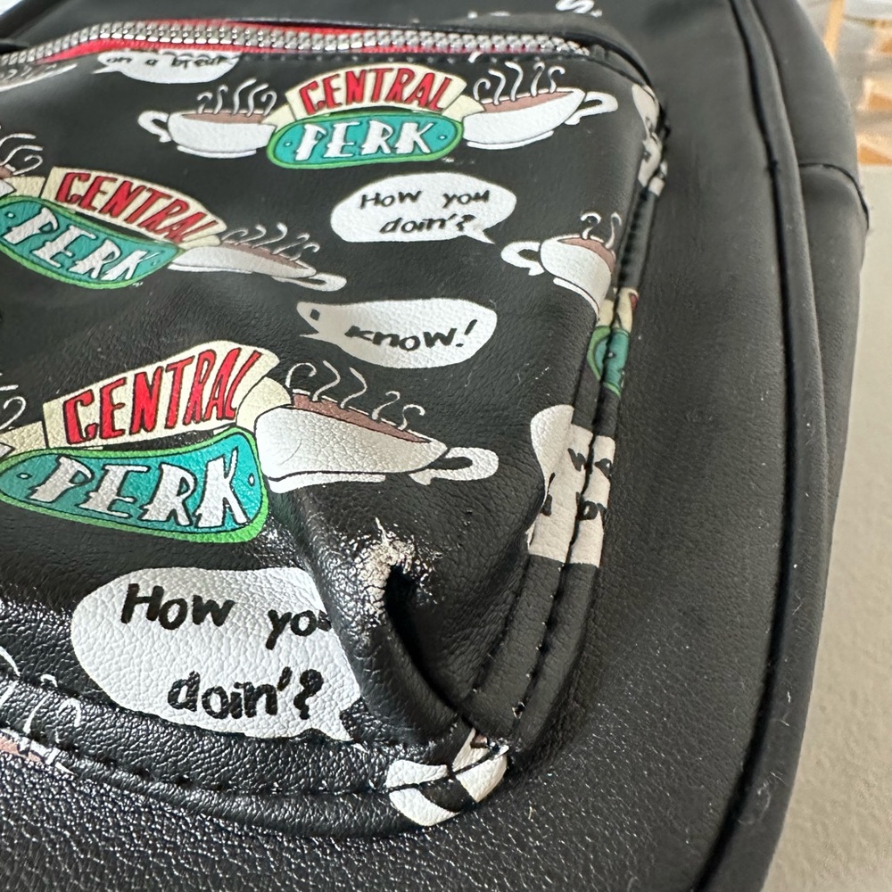 Friends Central Perk Mini Backpack by Primark there is some wear on the corners - Picture 14 of 14